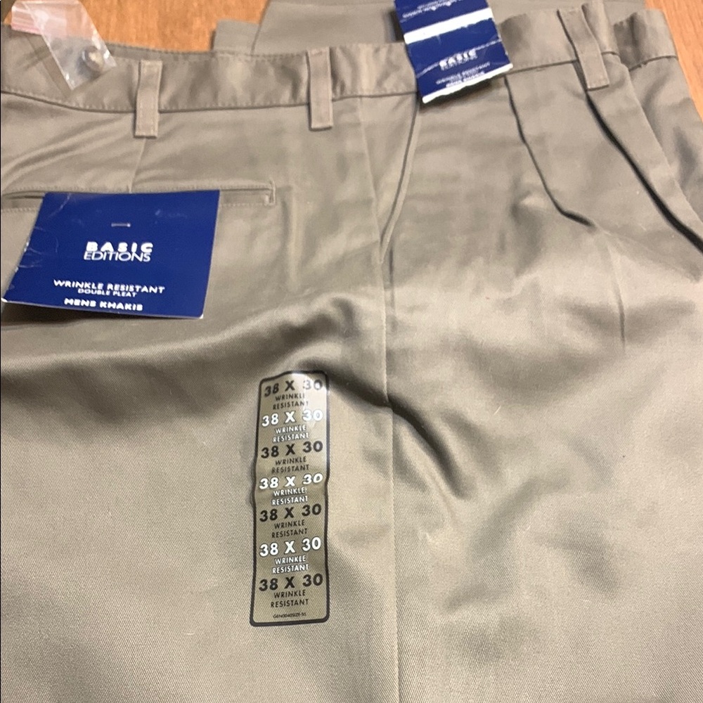 Basic Editions Taupe Trousers